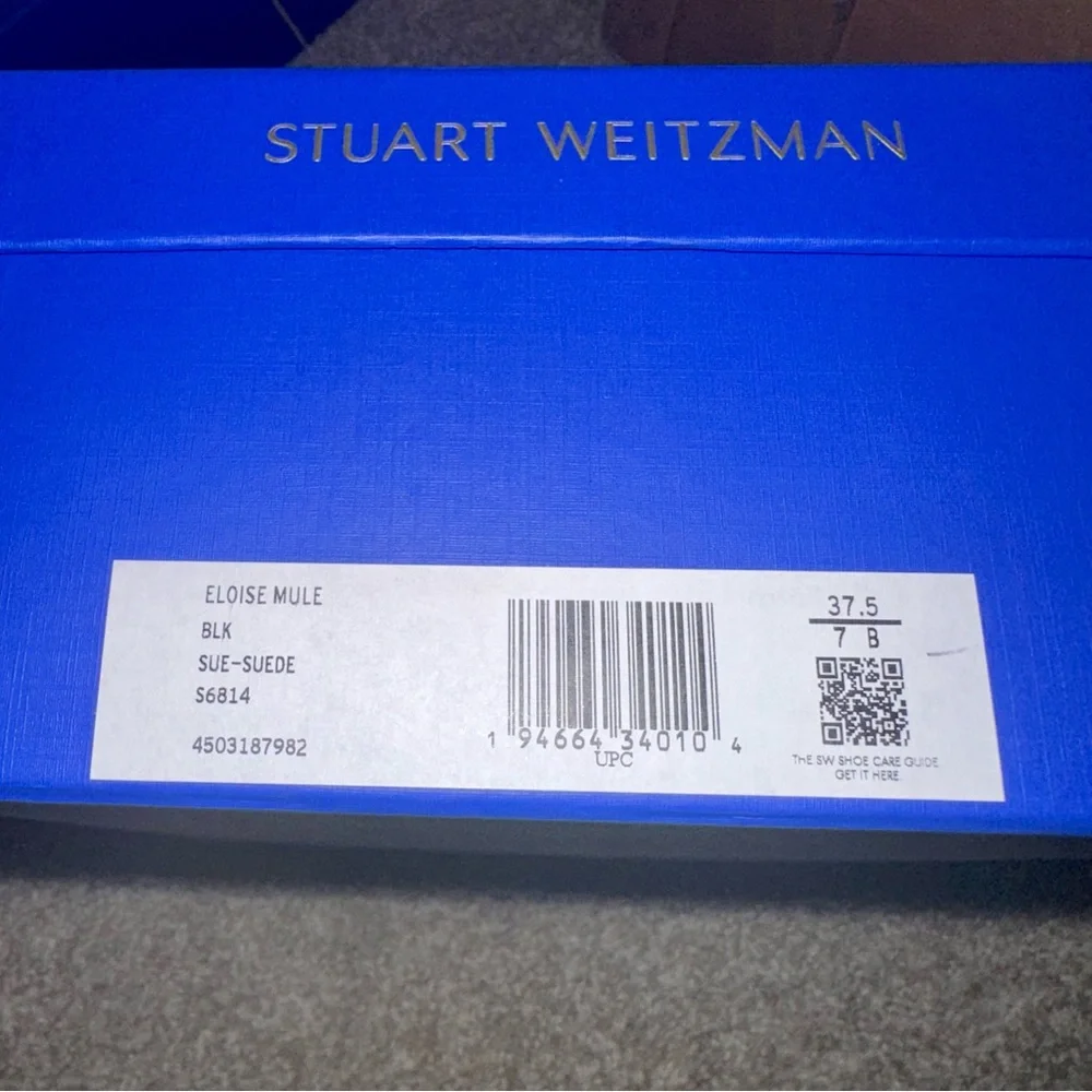 STUART WEITZMAN Suede Mules (Eloise)